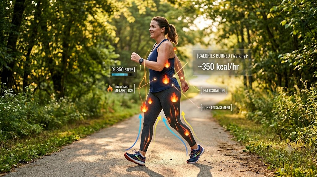 Is Walking 10k Steps a Day Enough to Lose Belly Fat Without a Gym? im1