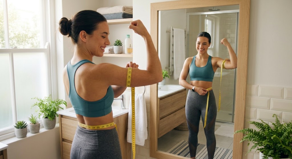Can You Build Muscle and Lose Fat at the Same Time as a Beginner? Tracking body measurements and strength progress for fat loss and muscle gain
