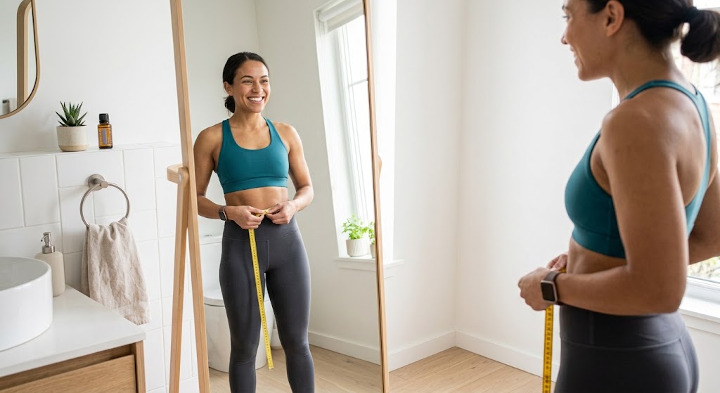 How Long Should I Do a Calorie Deficit Before I See Results? Measuring waist progress to track visible calorie deficit results