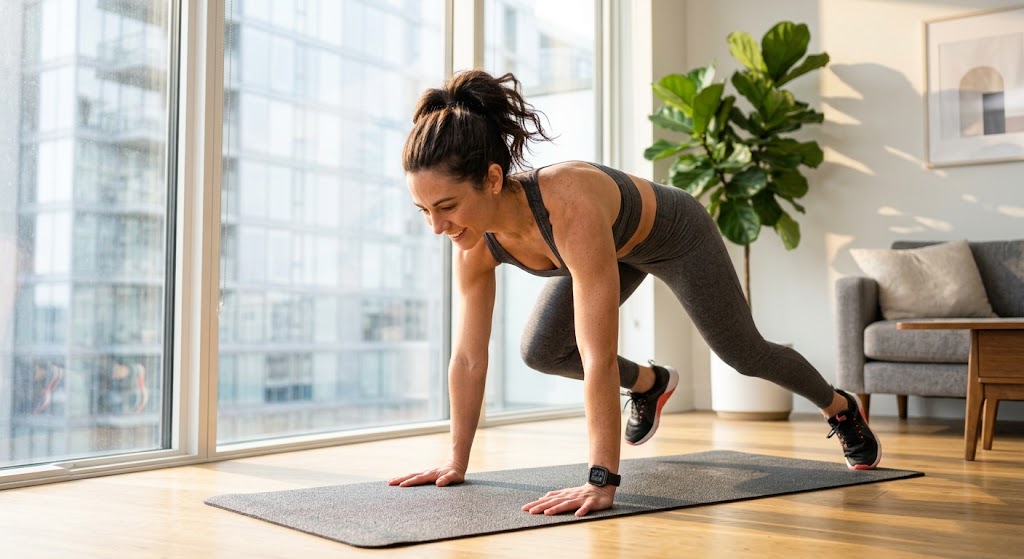 Best exercises to burn belly fat at home without gym equipment