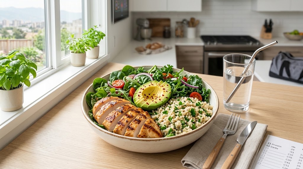 Common Calorie Deficit Mistakes Preventing Weight Loss High protein and high fiber meal to fix calorie deficit hunger