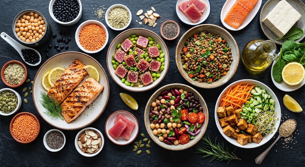 Best foods for protein intake during a calorie deficit to preserve muscle