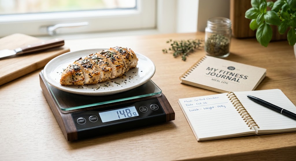 Calculating macros for weight loss on digital scale